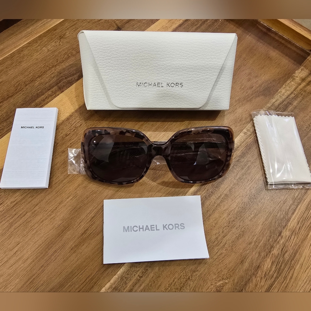 Michael Kors Sunglasses MK 2094 Pink Tortoise/Smoke